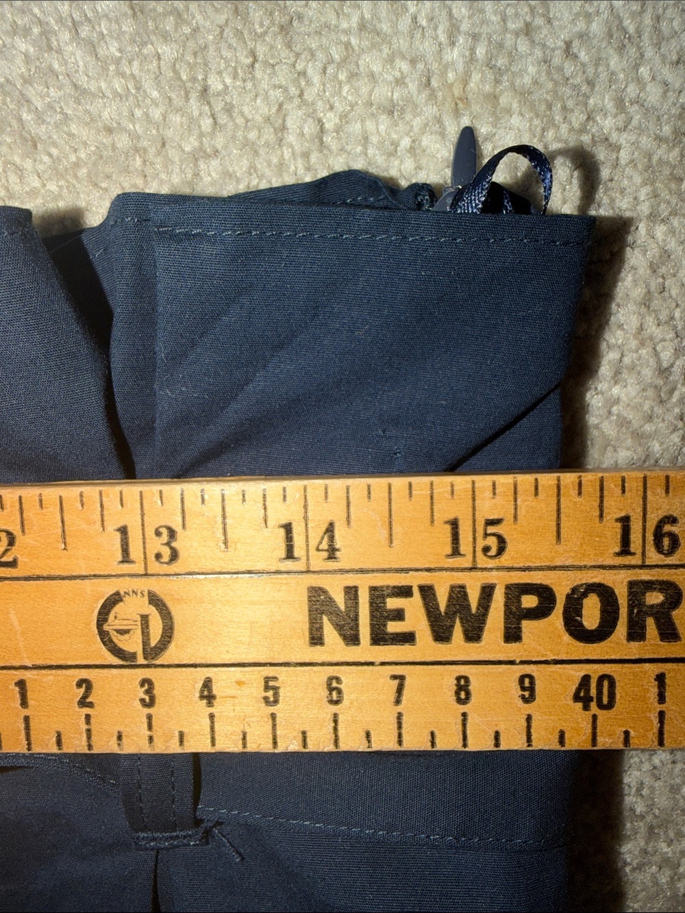 Banana Republic Navy A-Line Paperbag Waist Skirt with Tie size 6P NWT - Picture 9 of 10